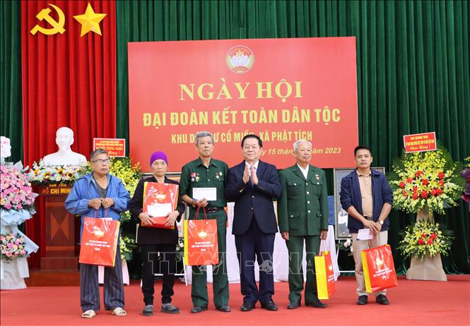 Đồng chí Nguyễn Trọng Nghĩa dự Ngày hội Đại đoàn kết tại tỉnh Bắc Ninh- Ảnh 1.
