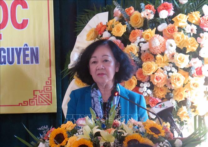 Thường trực Ban Bí thư dự Ngày hội Đại đoàn kết toàn dân tộc tại tỉnh Thái Nguyên- Ảnh 2.