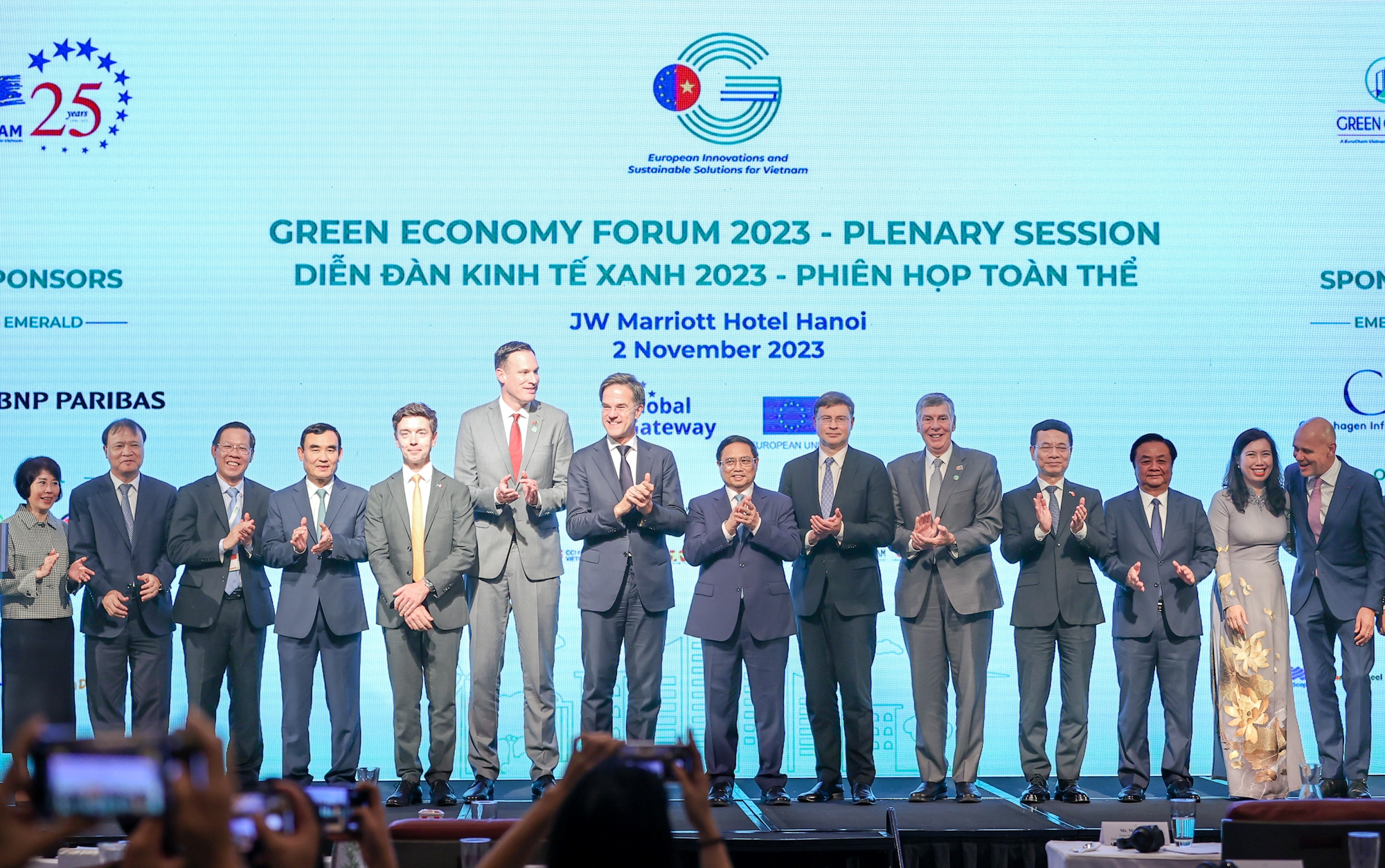 Diễn đàn Kinh tế Xanh 2023: Nâng cao năng lực bền vững của Việt Nam, tăng cường hợp tác với EU thúc đẩy sáng kiến xanh
