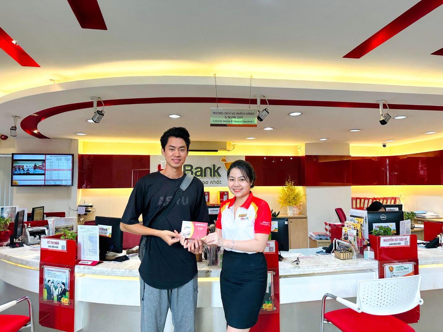 mở tài khoản HDBank