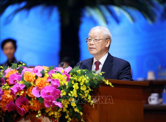 Phát biểu của Tổng Bí thư Nguyễn Phú Trọng tại Đại hội Công đoàn Việt Nam lần thứ XIII- Ảnh 1.