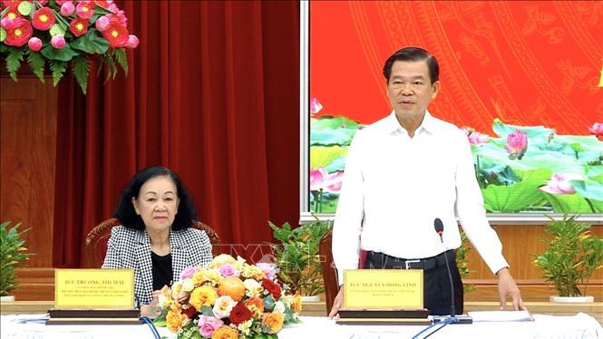 Thường trực Ban Bí thư Trương Thị Mai làm việc với Ban Chấp hành Đảng bộ tỉnh Đồng Nai- Ảnh 2.