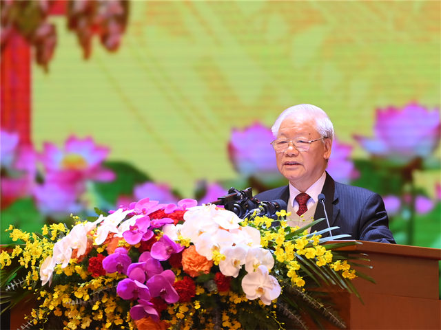 Toàn văn Phát biểu của Tổng Bí thư Nguyễn Phú Trọng tại Lễ kỷ niệm 75 năm Công an nhân dân học tập, thực hiện Sáu điều Bác Hồ dạy - Ảnh 1.