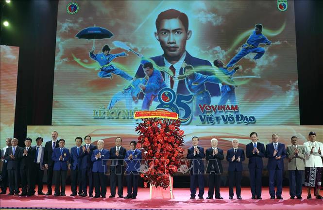 Chủ tịch nước Võ Văn Thưởng dự kỷ niệm 85 năm thành lập môn phái Vovinam - Ảnh 1. Chủ tịch nước Võ Văn Thưởng dự kỷ niệm 85 năm thành lập môn phái Vovinam - Ảnh 1.
