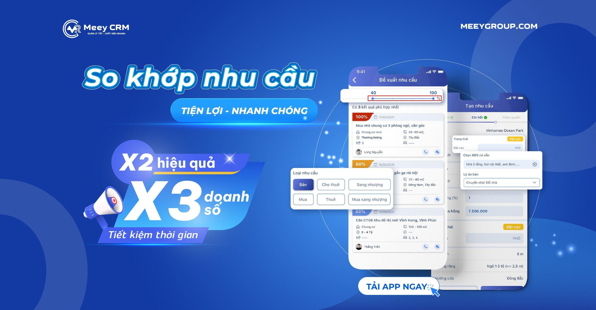 Ứng dụng quản lý dành cho sàn môi giới BĐS của Meey Land được vinh danh tại Sao Khuê 2023 - Ảnh 3. Ứng dụng quản lý dành cho sàn môi giới BĐS của Meey Land được vinh danh tại Sao Khuê 2023 - Ảnh 3.