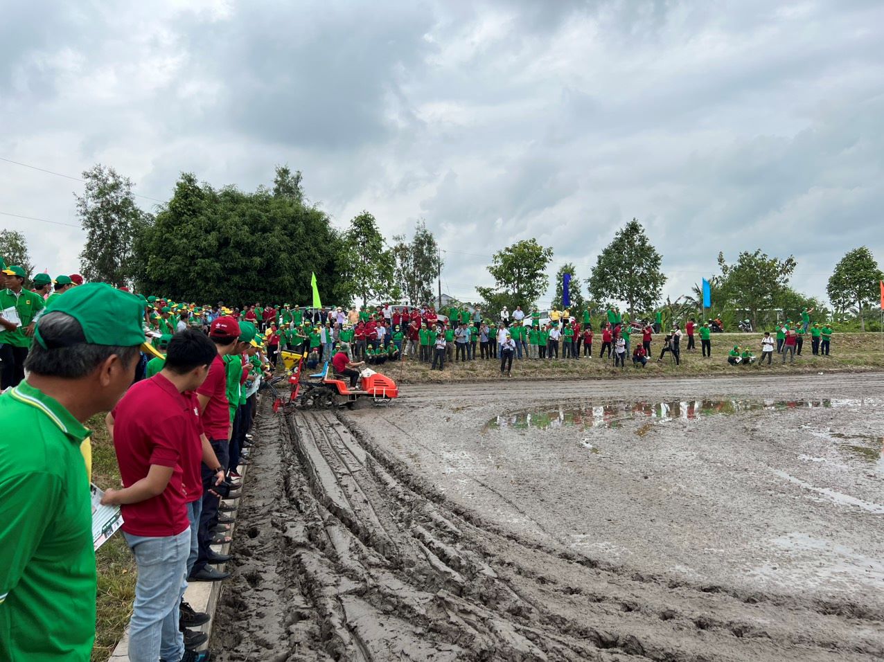 Hơn 300 nông dân tham gia trình diễn đồng ruộng: Cơ giới hóa gieo sạ chính xác - Ảnh 1. Hơn 300 nông dân tham gia trình diễn đồng ruộng: Cơ giới hóa gieo sạ chính xác - Ảnh 1.