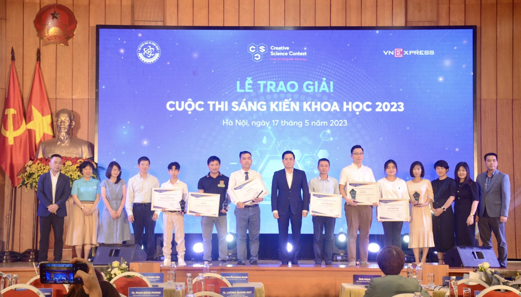 6 sáng kiến, giải pháp đoạt giải cuộc thi 'Sáng kiến khoa học 2023'