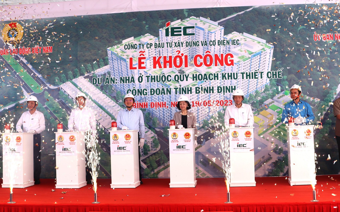 Bình Định: Khởi công dự án nhà ở cho công nhân với tổng mức đầu tư hơn 1.120 tỷ đồng