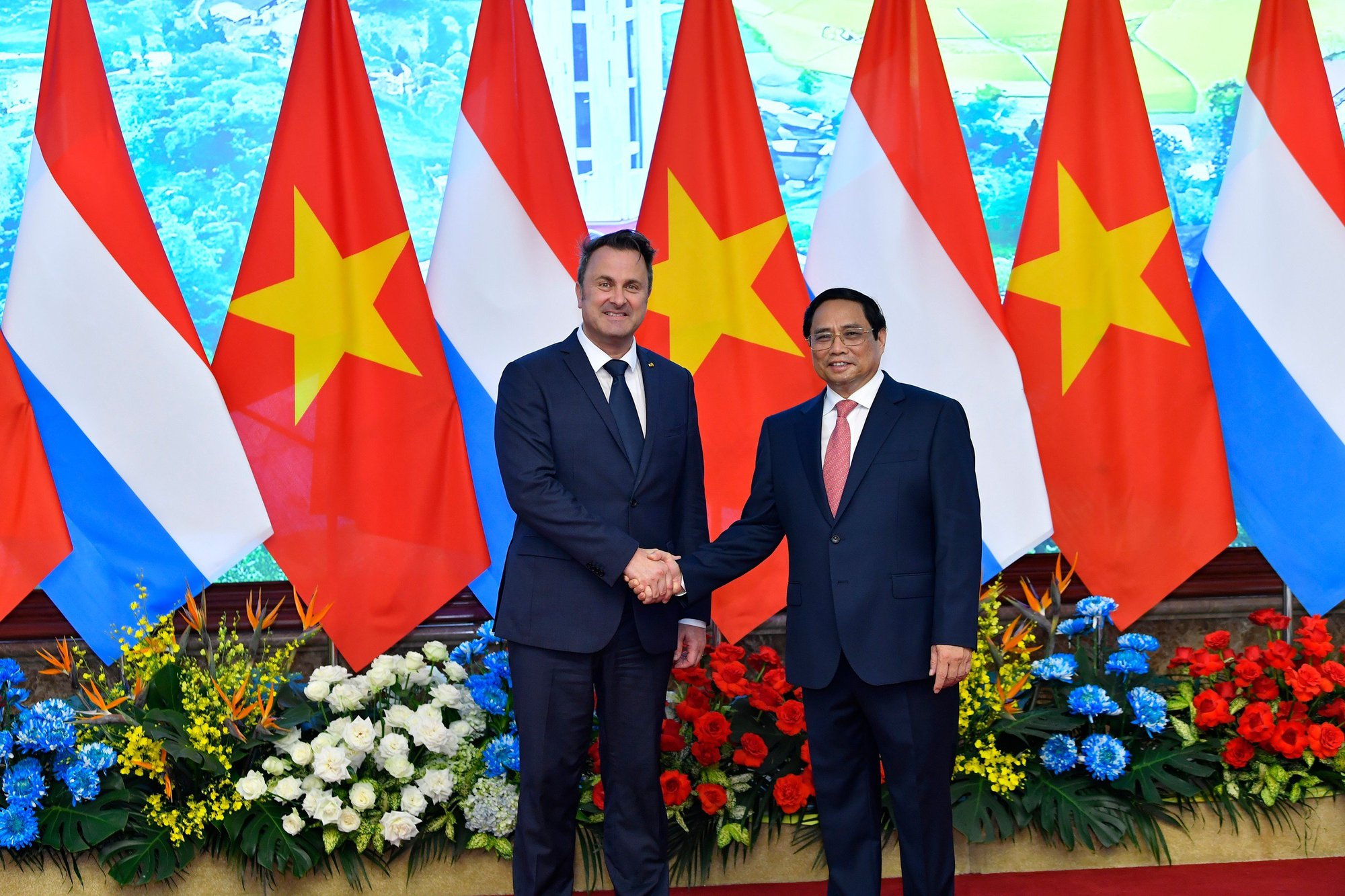 Chùm ảnh: Thủ tướng Phạm Minh Chính đón, hội đàm với Thủ tướng Luxembourg - Ảnh 8.