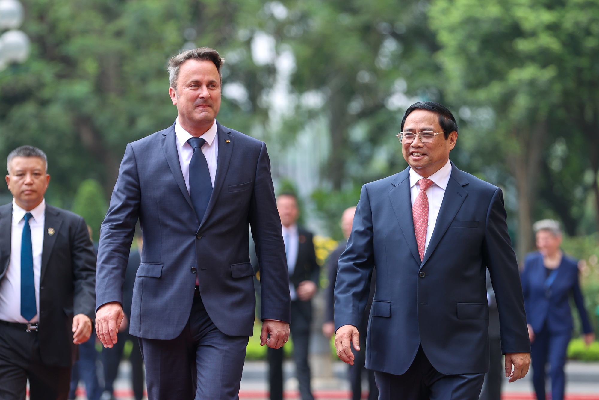 Chùm ảnh: Thủ tướng Phạm Minh Chính đón, hội đàm với Thủ tướng Luxembourg - Ảnh 6.