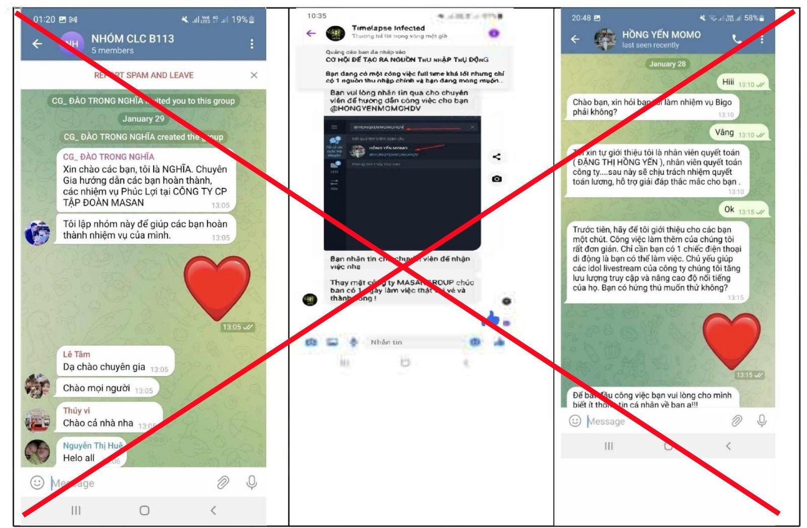 Cảnh báo mạo danh Tập đoàn Masan tuyển dụng cộng tác viên nhằm chiếm đoạt tài sản - Ảnh 1. Cảnh báo mạo danh Tập đoàn Masan tuyển dụng cộng tác viên nhằm chiếm đoạt tài sản - Ảnh 1.