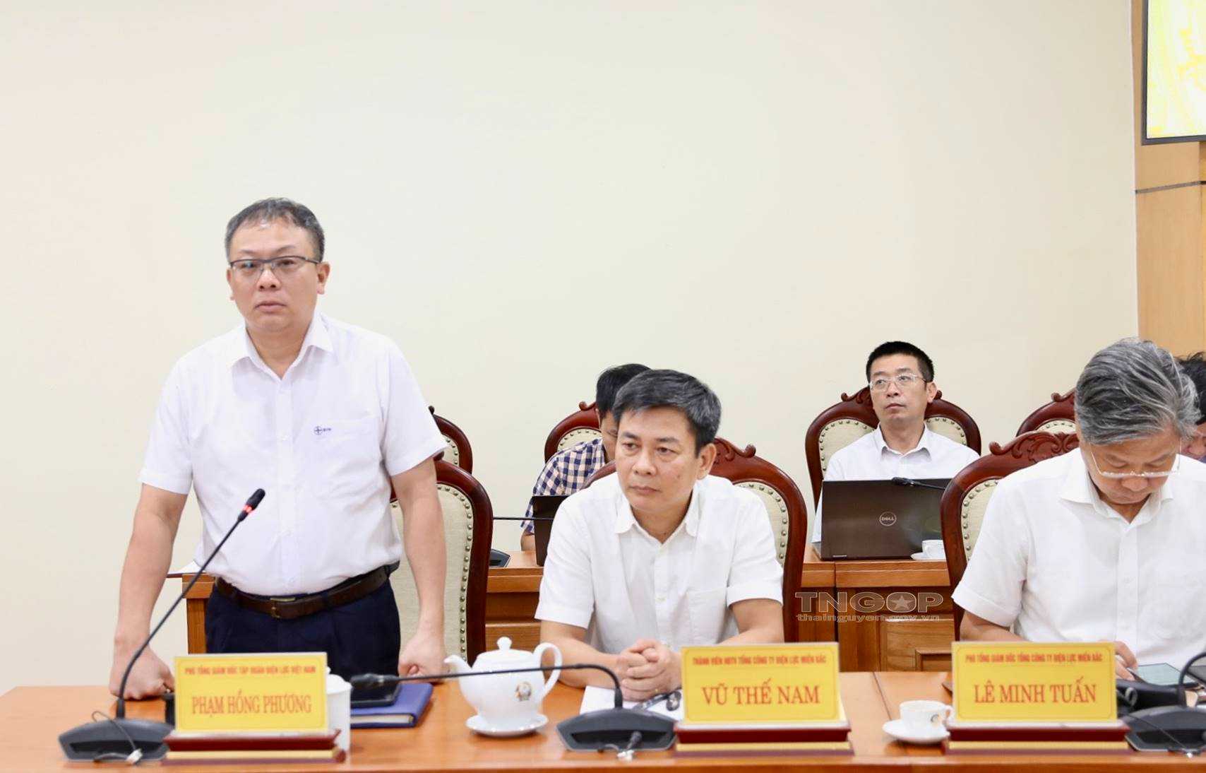 Phối hợp bảo đảm cung ứng điện cho phát triển kinh tế xã hội của tỉnh Thái Nguyên - Ảnh 2. Phối hợp bảo đảm cung ứng điện cho phát triển kinh tế xã hội của tỉnh Thái Nguyên - Ảnh 2.