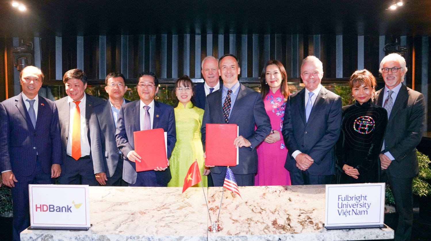 Đại học Fulbright Việt Nam và HDBank ký kết cung cấp vốn đối ứng  - Ảnh 2.