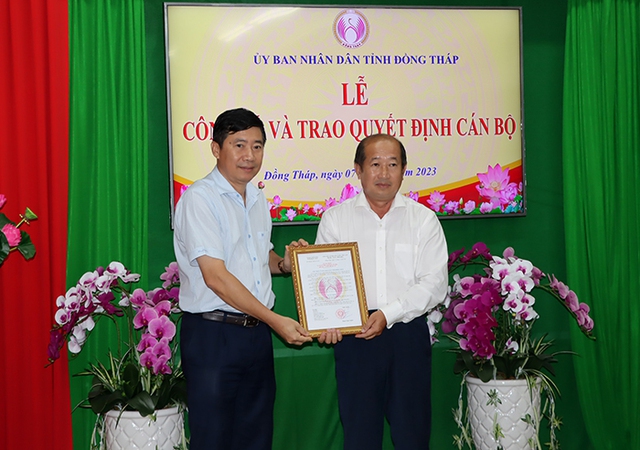 Miễn nhiệm Phó Chủ tịch Ủy ban nhân dân tỉnh Đồng Tháp  - Ảnh 1.