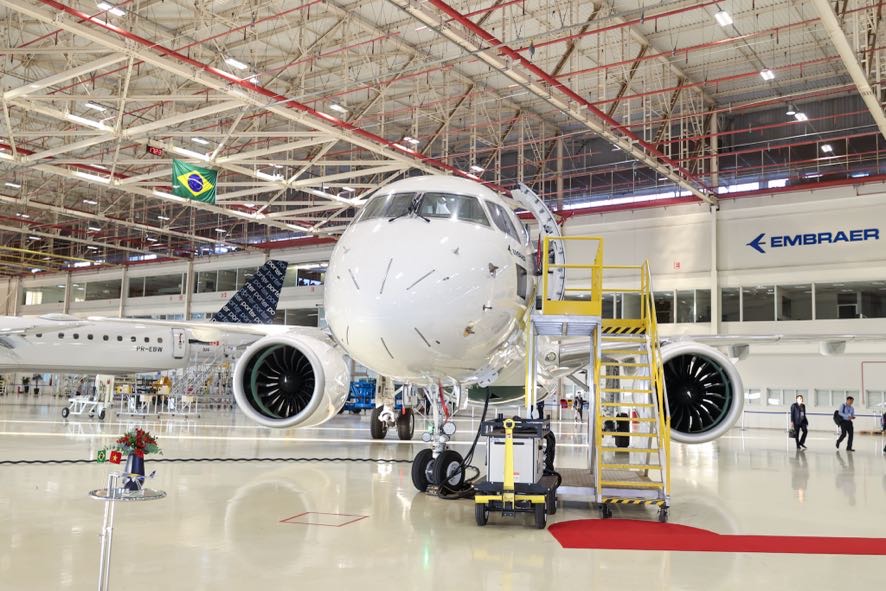 Embraer được thành lập năm 1969 tại thành phố São José dos Campos, hiện là nhà sản xuất máy bay thương mại lớn thứ 3 toàn cầu, chỉ sau hãng Boeing và Airbus, có thế mạnh trong sản xuất máy bay dưới 130 chỗ ngồi - Ảnh: VGP/Nhật Bắc
