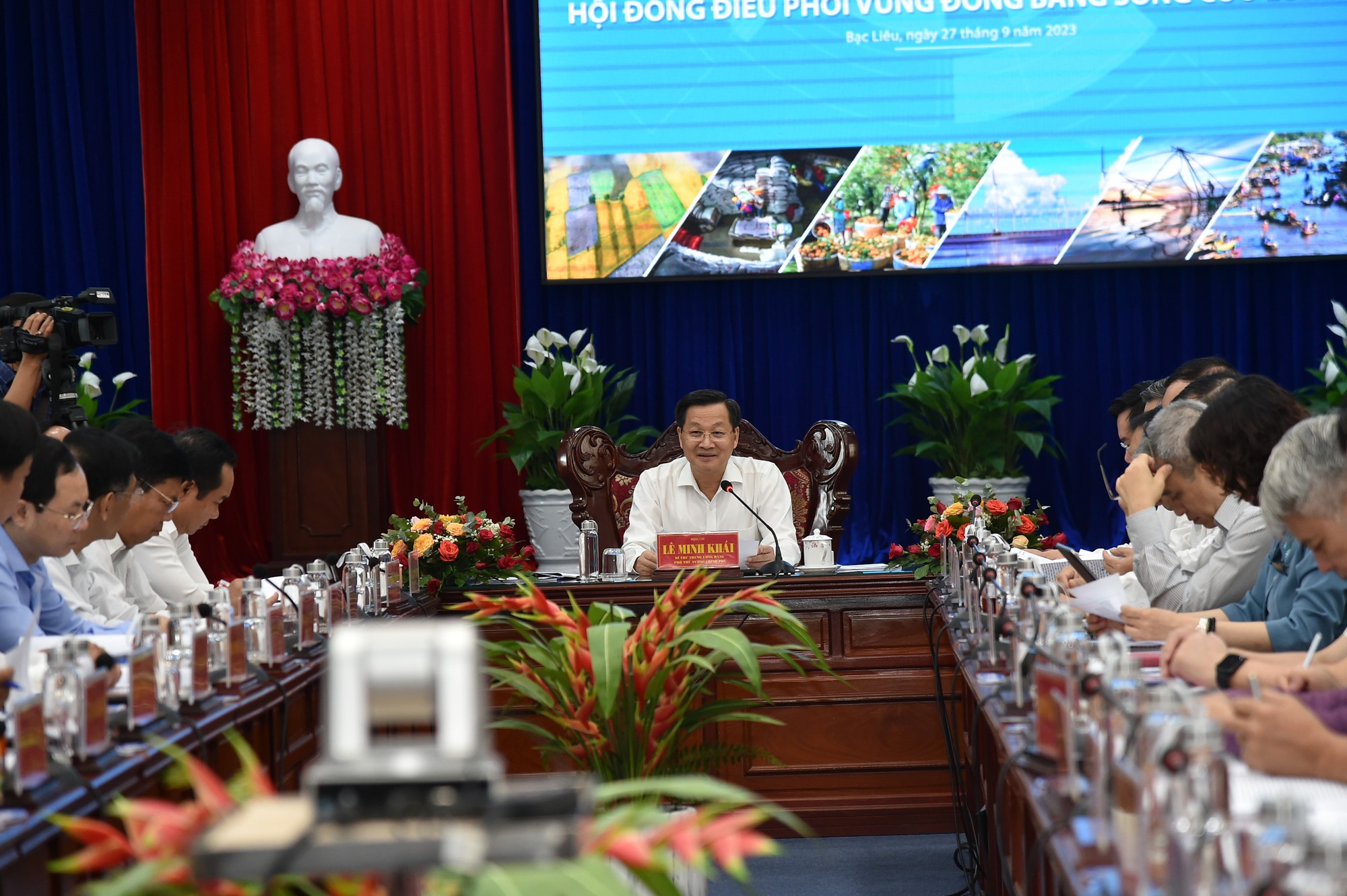 Phó Thủ tướng Lê Minh Khái chủ trì Hội nghị Hội đồng điều phối vùng đồng bằng sông Cửu Long - Ảnh 2.