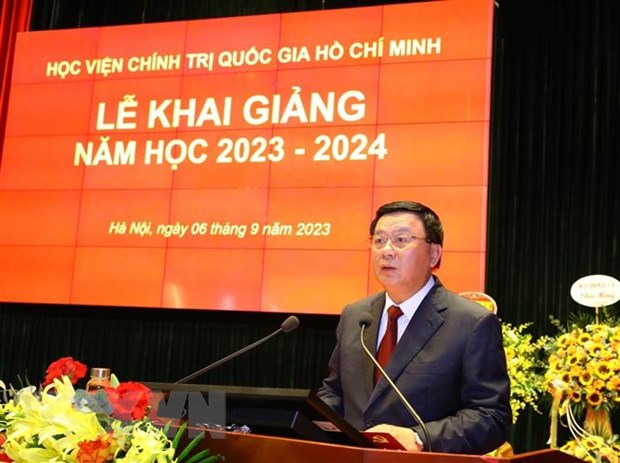 Học viện Chính trị quốc gia Hồ Chí Minh khai giảng năm học 2023-2024 - Ảnh 2.
