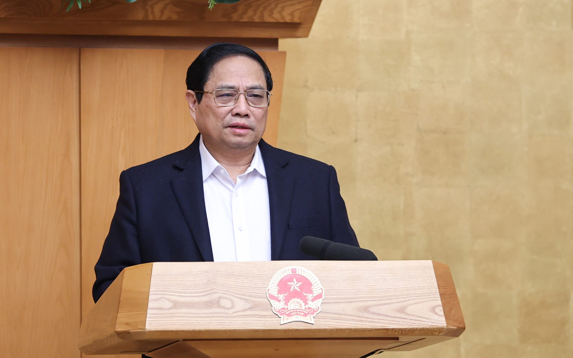 Thủ tướng Phạm Minh Chính chủ trì Phiên họp Chính phủ chuyên đề xây dựng pháp luật tháng 1/2024