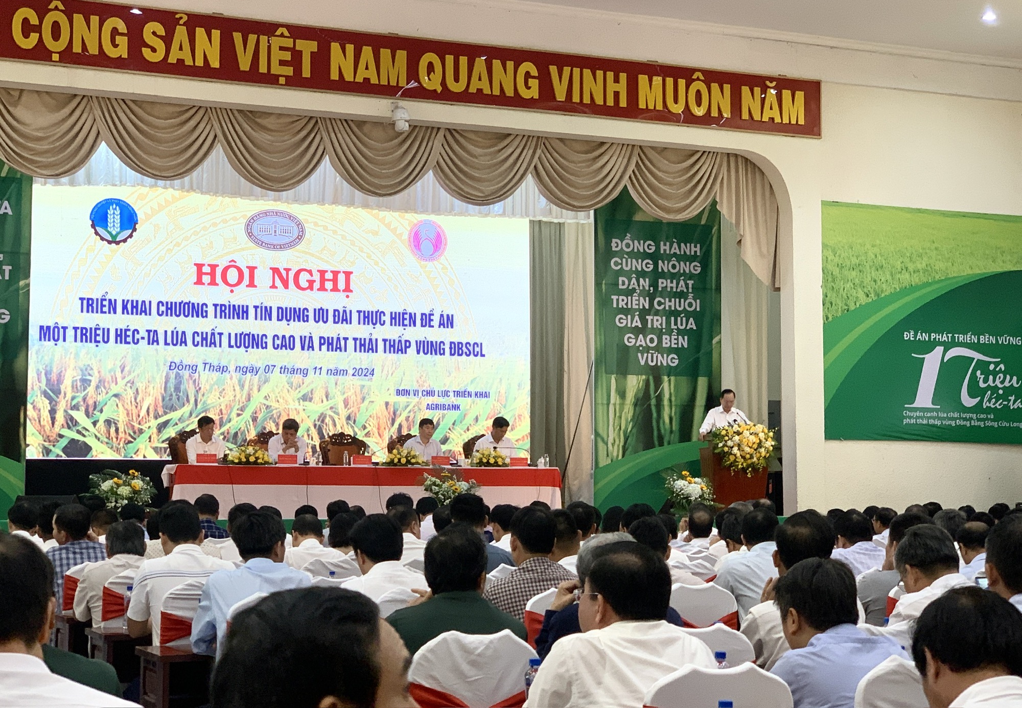 Đẩy mạnh tín dụng ưu đãi, thực hiện mục tiêu 1 triệu ha lúa chất lượng cao- Ảnh 2.