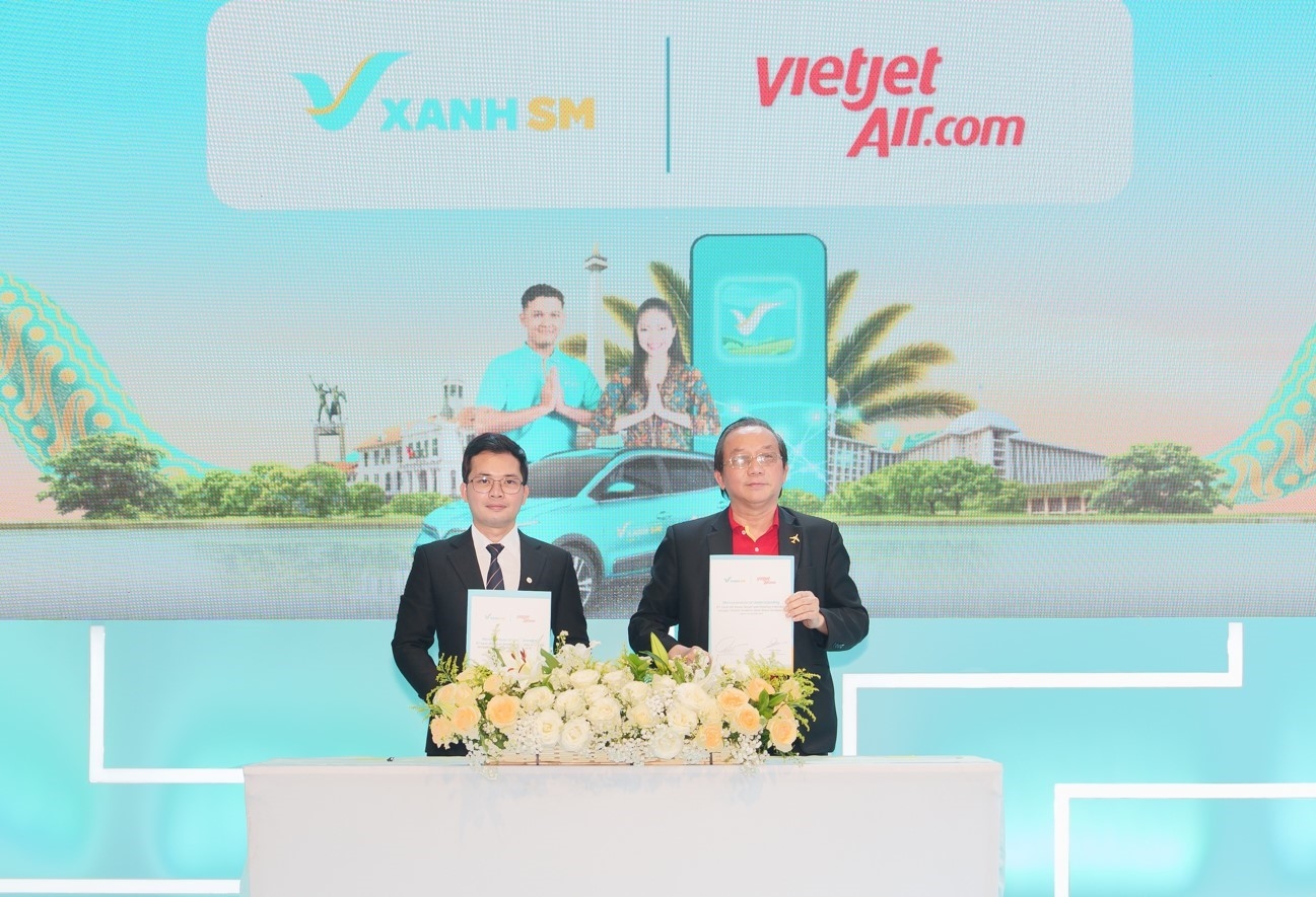 Vietjet hợp tác với Xanh SM, thúc đẩy giao thông bền vững giữa Việt Nam-Indonesia- Ảnh 1.