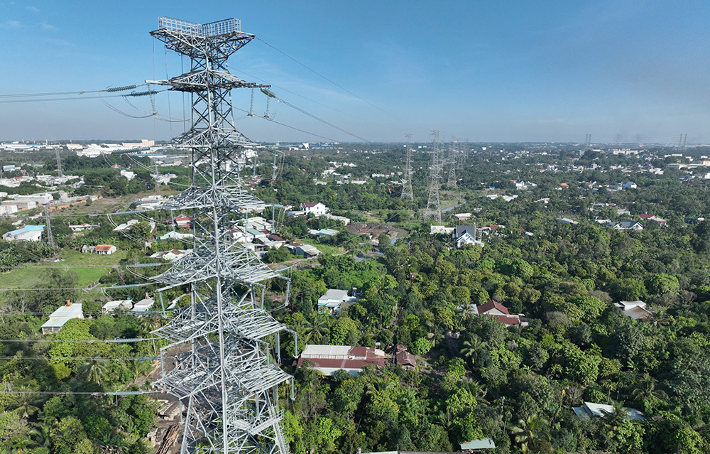 Đóng điện đường dây 220kV đấu nối trạm biến áp 500kV Long Thành- Ảnh 5.