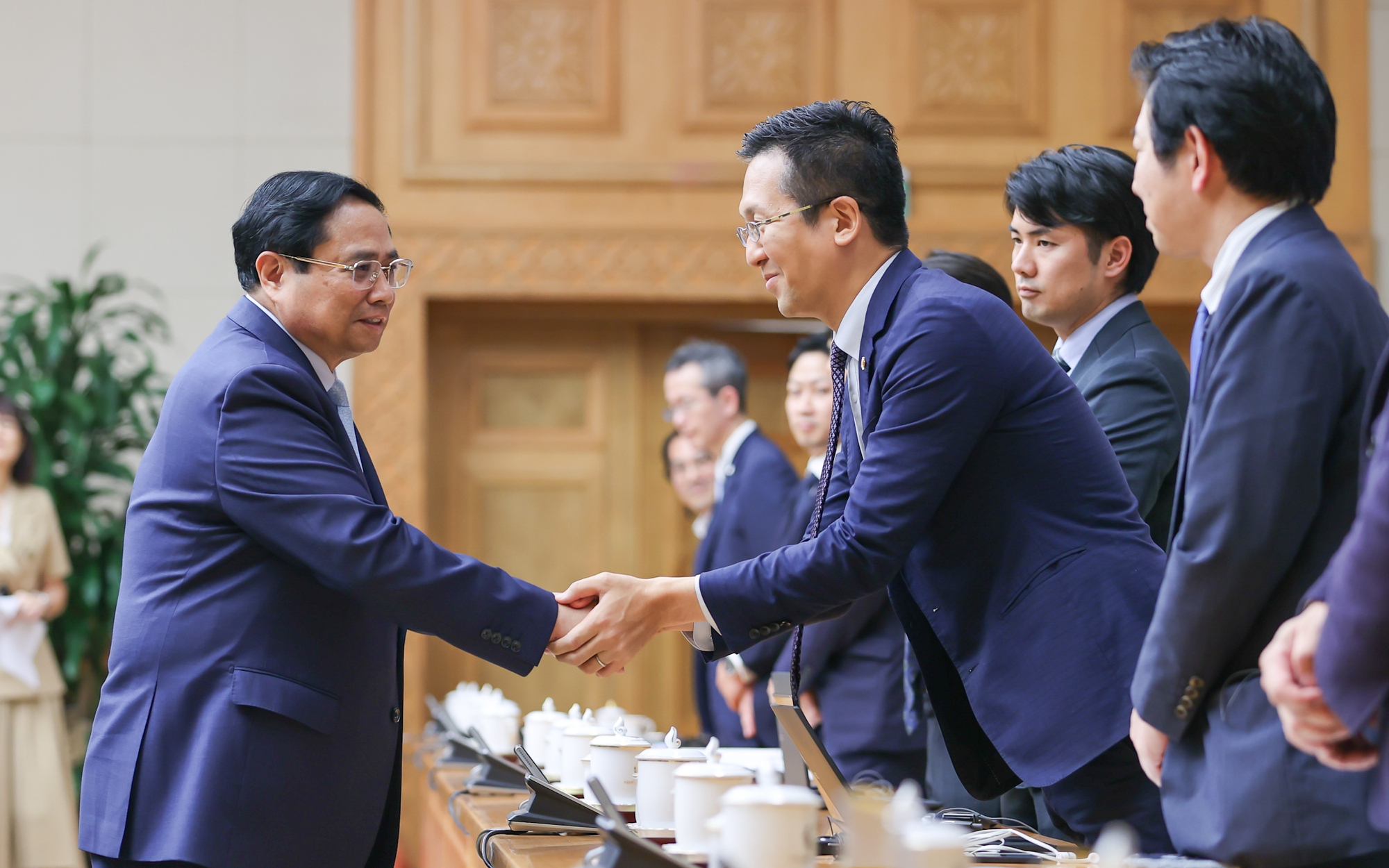 Thủ tướng tiếp đoàn Ủy ban Kinh tế Nhật-Việt thuộc KEIDANREN