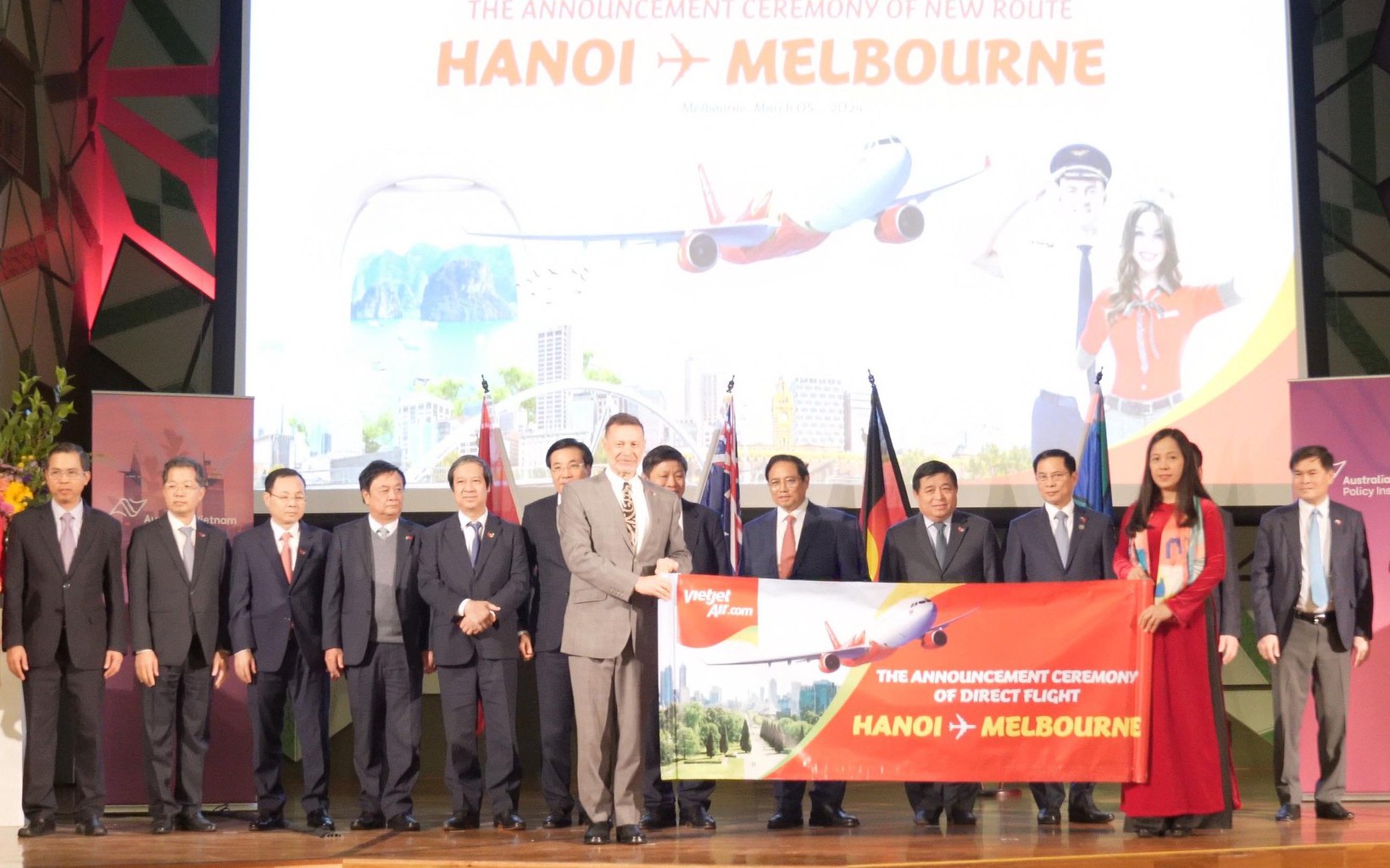 Công bố đường bay mới giữa Hà Nội với thành phố lớn nhất Australia