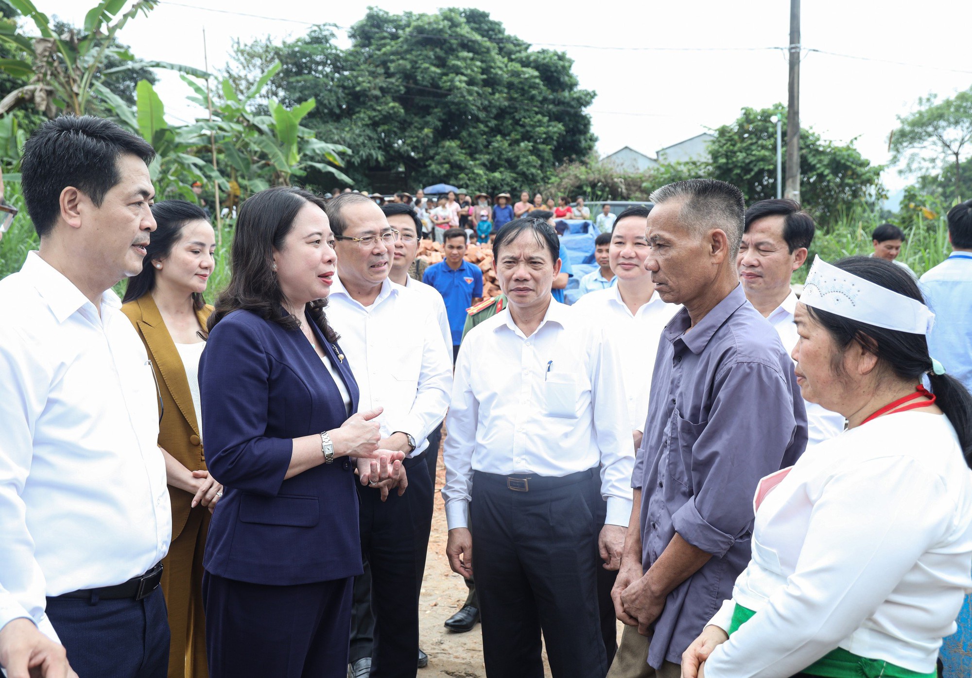 Chùm ảnh: Thủ tướng Phạm Minh Chính tham gia khởi công, đào móng nhà cho hộ nghèo- Ảnh 16.