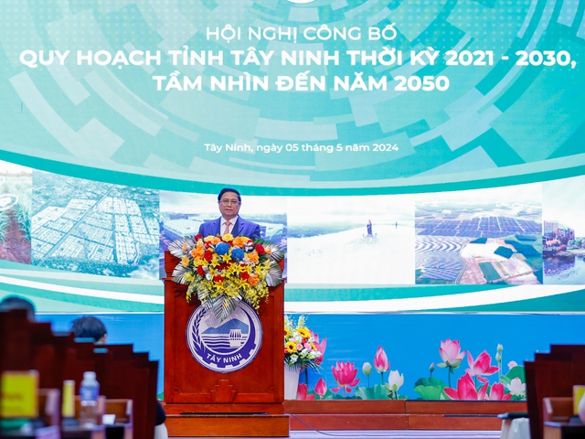 Thủ tướng dự Hội nghị công bố Quy hoạch tỉnh Tây Ninh- Ảnh 1.
