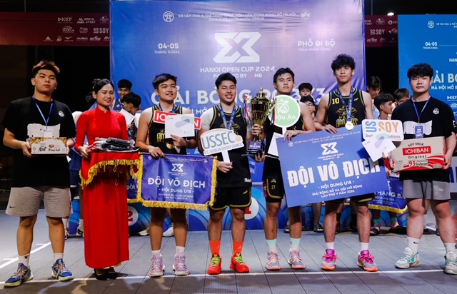 3x3 Hanoi Open Cup 2024: Bùng nổ tinh thần thể thao, khẳng định tài năng trẻ- Ảnh 1.