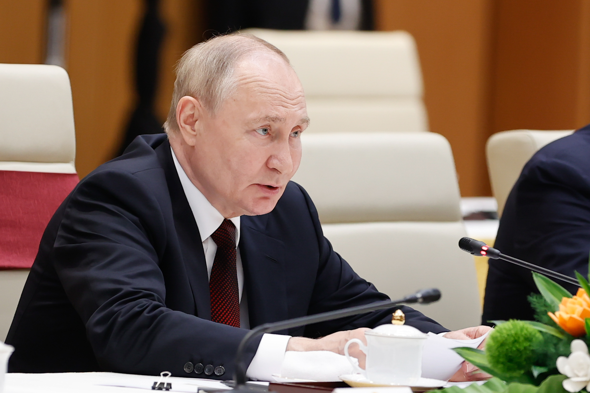 Chùm ảnh: Thủ tướng Phạm Minh Chính hội kiến Tổng thống Liên bang Nga Vladimir Putin- Ảnh 10.