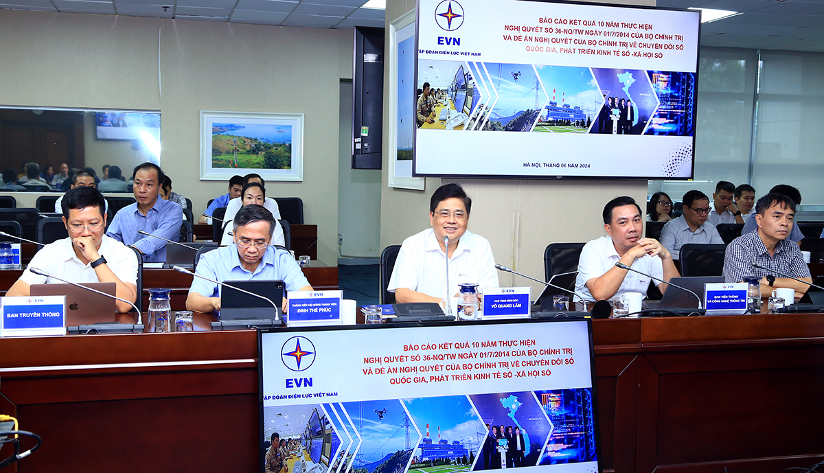 EVN đạt nhiều kết quả nổi bật trong ứng dụng CNTT, chuyển đổi số- Ảnh 1. EVN đạt nhiều kết quả nổi bật trong ứng dụng CNTT, chuyển đổi số- Ảnh 1.