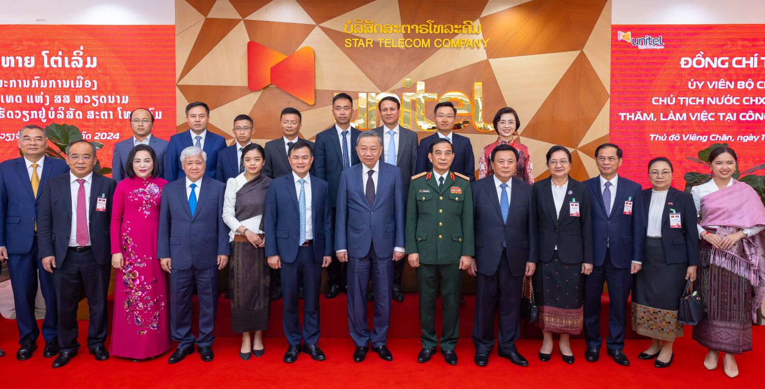 Thương hiệu Unitel của Viettel tại Lào là hình mẫu cho hợp tác kinh tế giữa hai nước- Ảnh 1. Thương hiệu Unitel của Viettel tại Lào là hình mẫu cho hợp tác kinh tế giữa hai nước- Ảnh 1.