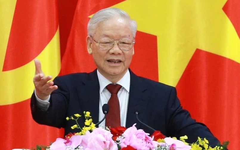 Một số hình ảnh nổi bật của Tổng Bí thư Nguyễn Phú Trọng