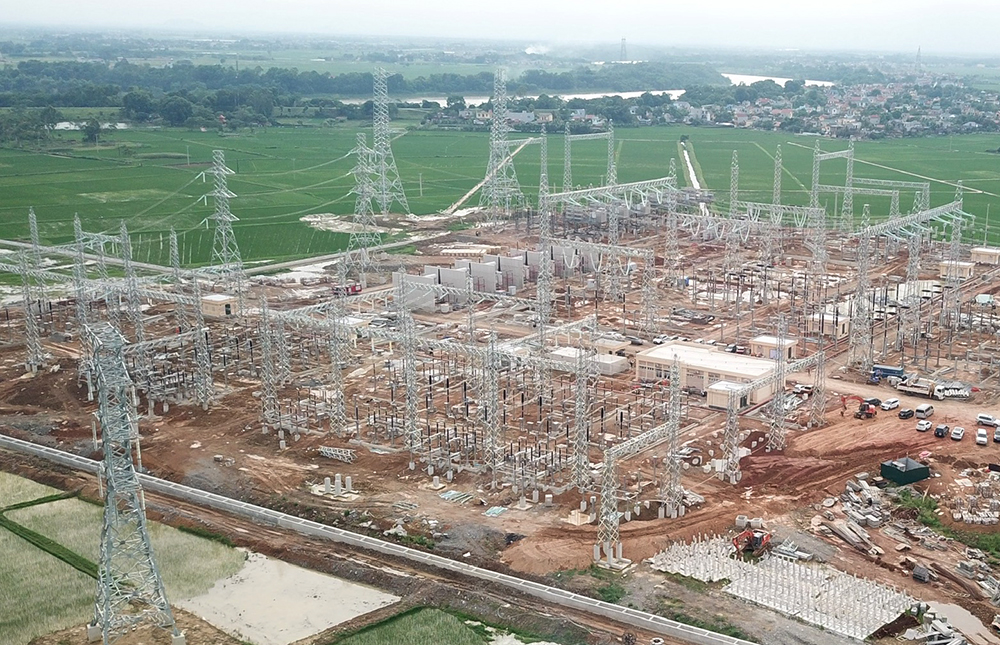 EVNNPT: Làm chủ công nghệ lắp đặt, thí nghiệm tại TBA 500kV Thanh Hóa- Ảnh 1. EVNNPT: Làm chủ công nghệ lắp đặt, thí nghiệm tại TBA 500kV Thanh Hóa- Ảnh 1.