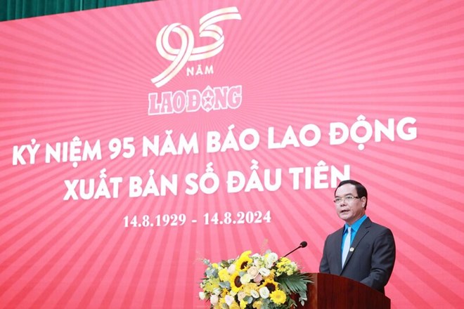 Báo Lao Động kỷ niệm 95 năm Ngày xuất bản số báo đầu tiên- Ảnh 2.