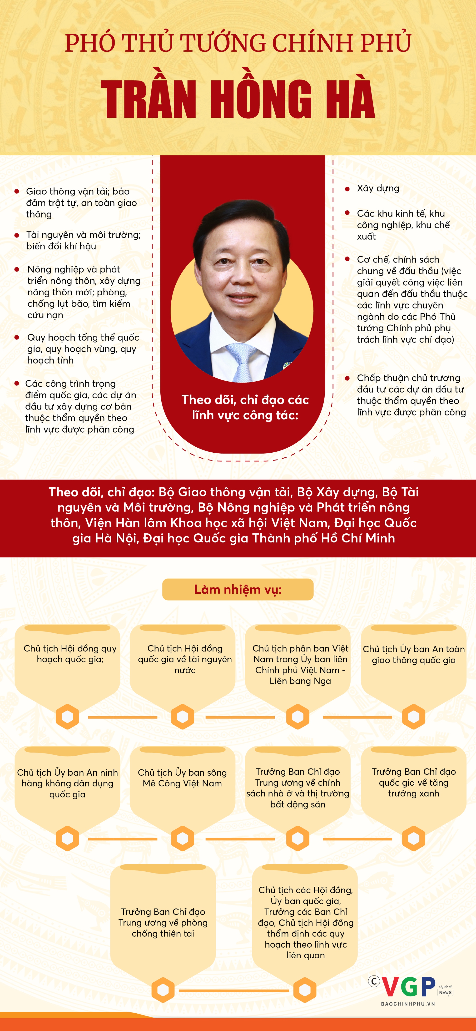 INFOGRAPHICS: Nhiệm vụ của các Phó Thủ tướng Chính phủ theo phân công- Ảnh 2.