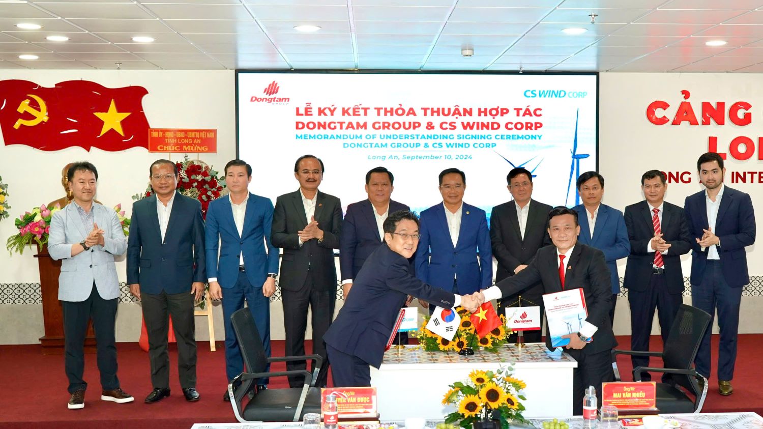 Đồng Tâm Group và Tập đoàn CS Wind hợp tác xây dựng nhà máy điện gió với tổng vốn đầu tư 200 triệu USD - Ảnh 1.