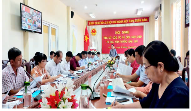 Huyện An Minh (Kiên Giang): Công tác CCHC đi vào nền nếp, tạo thuận lợi cho người dân và doanh nghiệp- Ảnh 2.