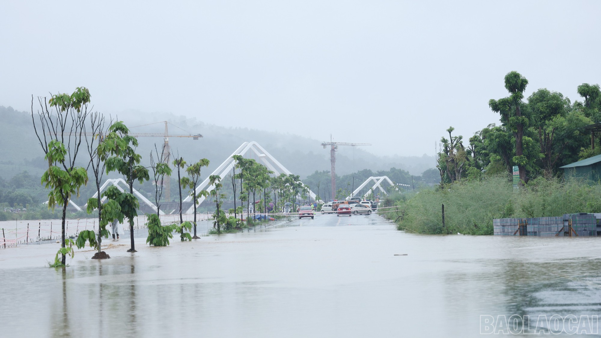 Thành phố Lào Cai khẩn trương di chuyển các hộ dân dọc 2 bên sông Hồng- Ảnh 1.