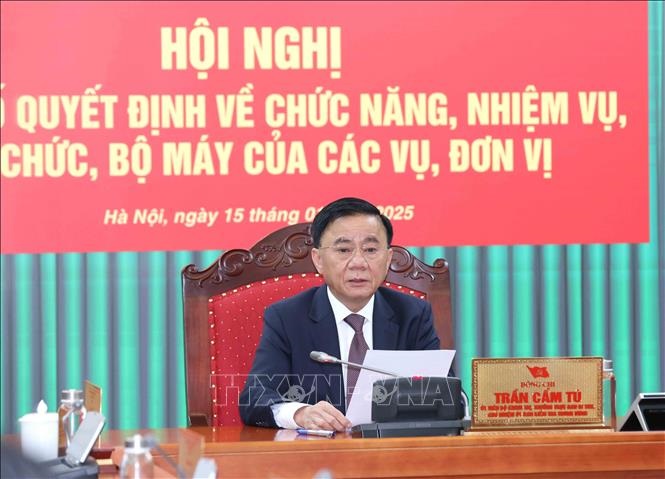 Công bố Quyết định về chức năng, nhiệm vụ, tổ chức, bộ máy Cơ quan Ủy ban Kiểm tra Trung ương- Ảnh 1.