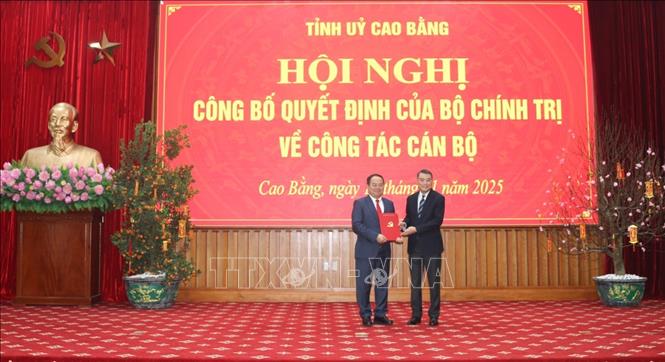 Ông Quản Minh Cường giữ chức Bí thư Tỉnh ủy Cao Bằng- Ảnh 1.