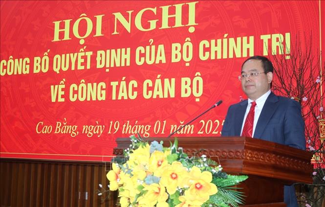 Ông Quản Minh Cường giữ chức Bí thư Tỉnh ủy Cao Bằng- Ảnh 3.