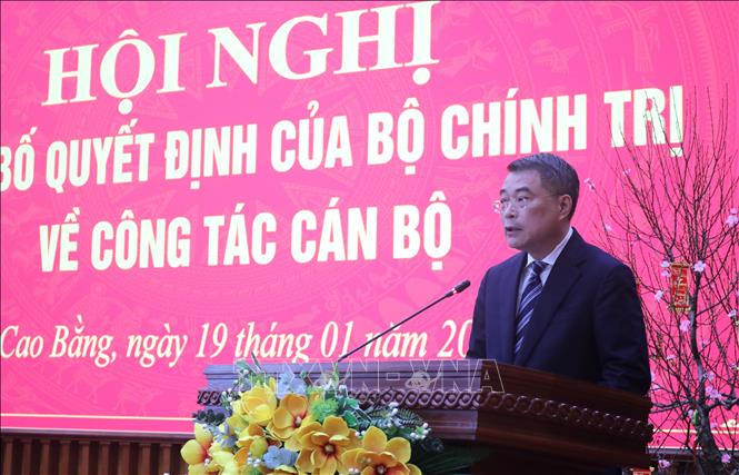 Ông Quản Minh Cường giữ chức Bí thư Tỉnh ủy Cao Bằng- Ảnh 2.