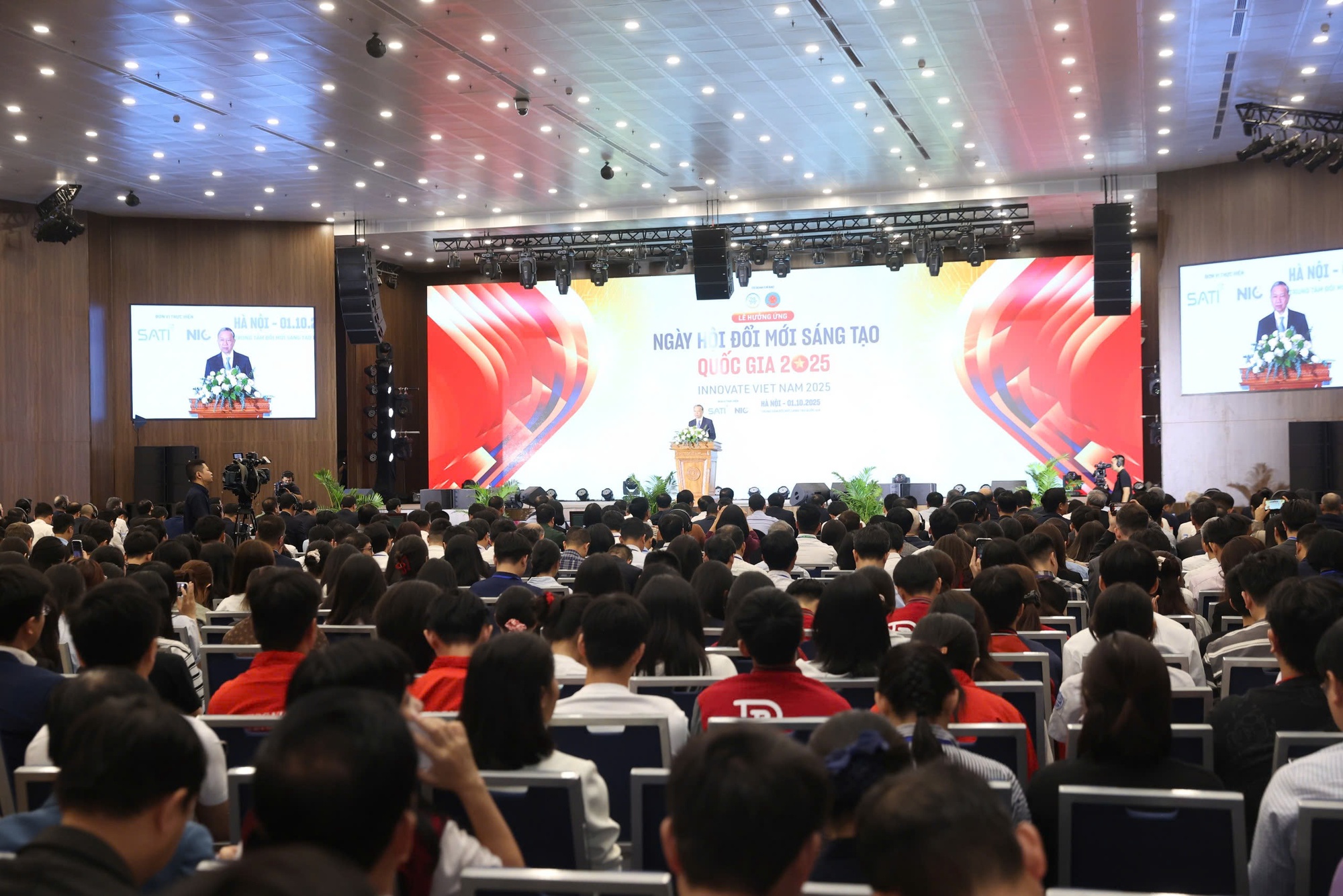 Tổng Bí thư Tô Lâm dự Lễ hưởng ứng Ngày hội Đổi mới sáng tạo Quốc gia 2025- Ảnh 2.
