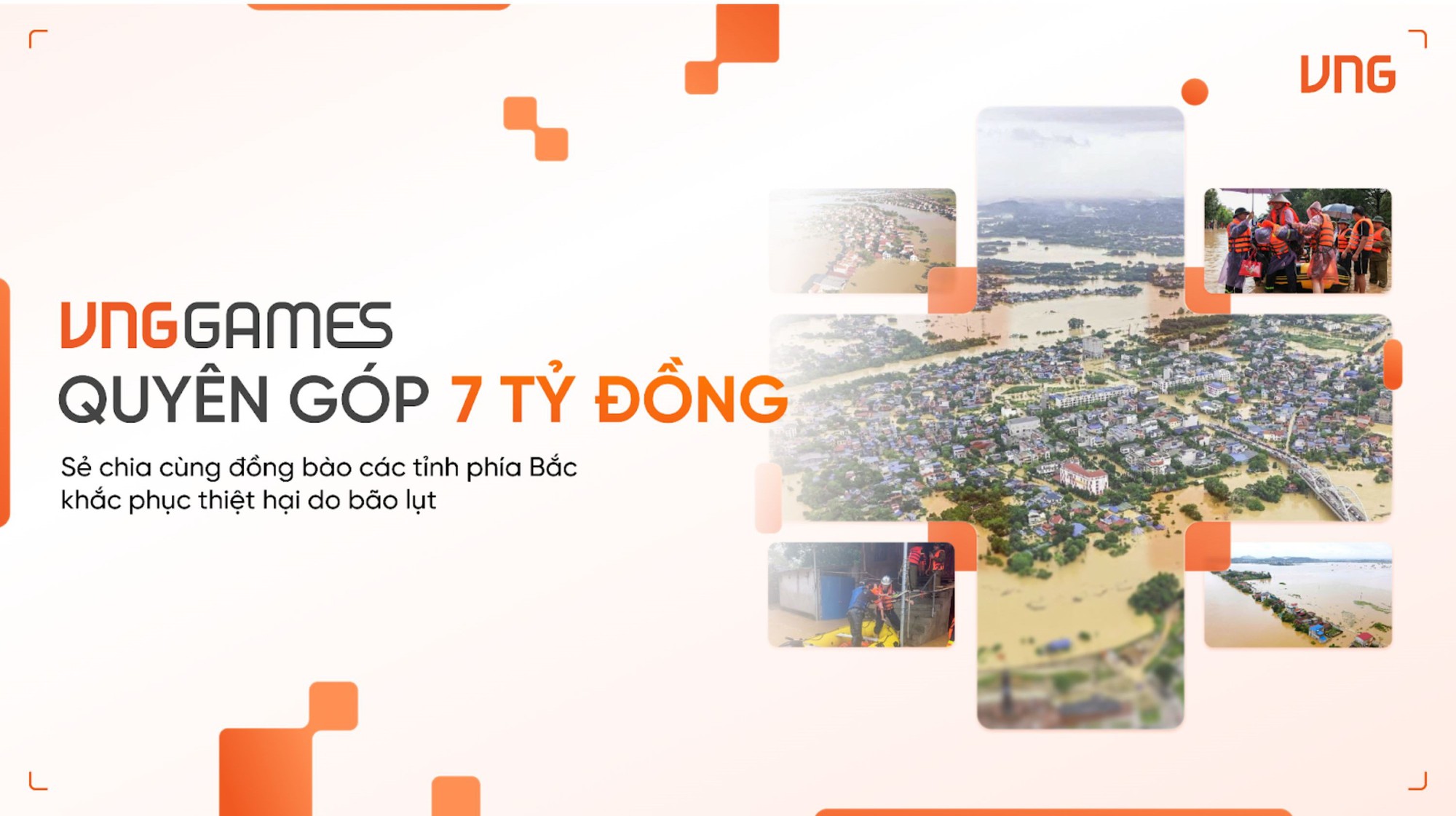 VNGGames ủng hộ 7 tỷ đồng tới người dân bị thiệt hại do bão lũ- Ảnh 1. VNGGames ủng hộ 7 tỷ đồng tới người dân bị thiệt hại do bão lũ- Ảnh 1.