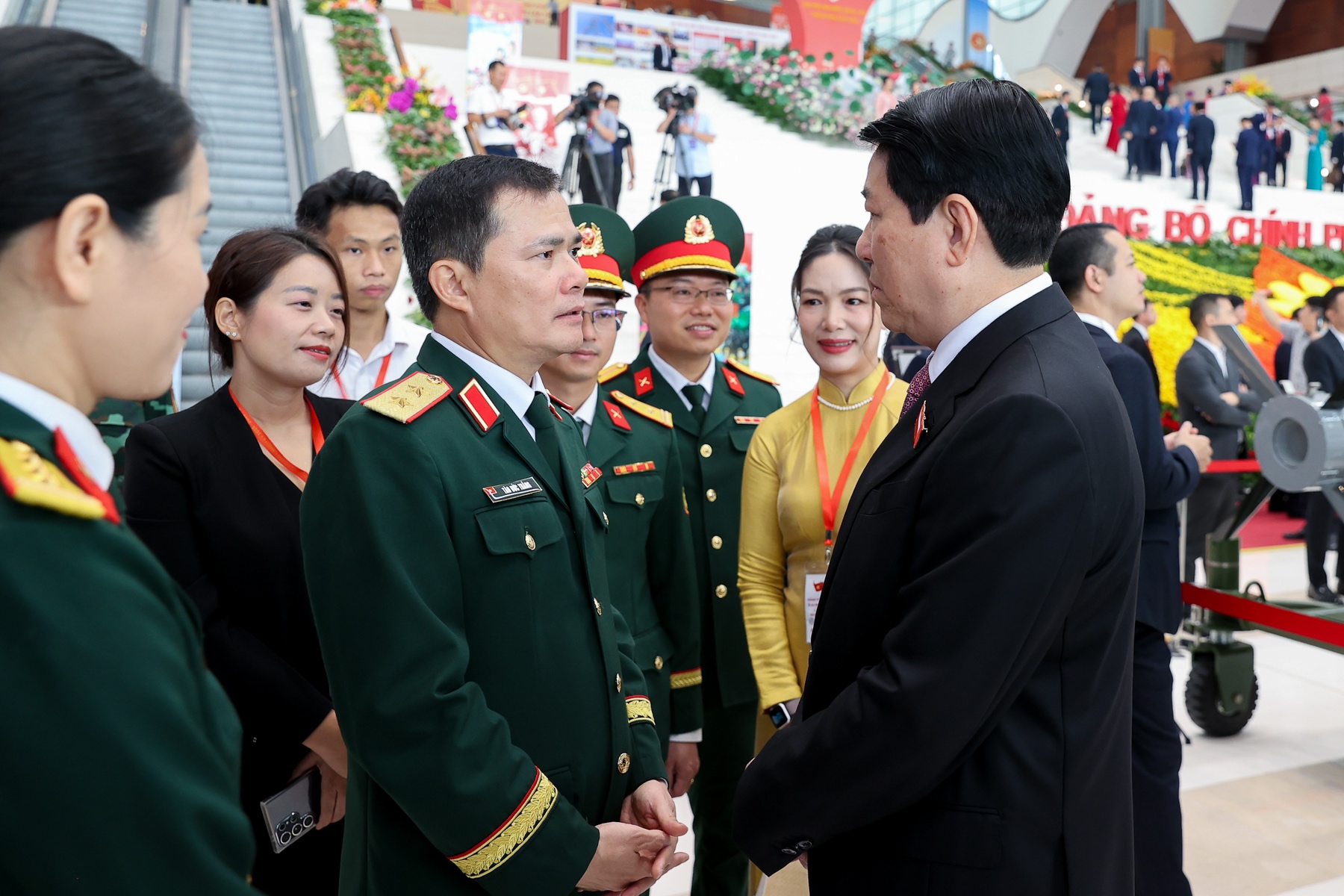 Chủ tịch nước Lương Cường tới dự Đại hội - Ảnh: VGP/Nhật Bắc
