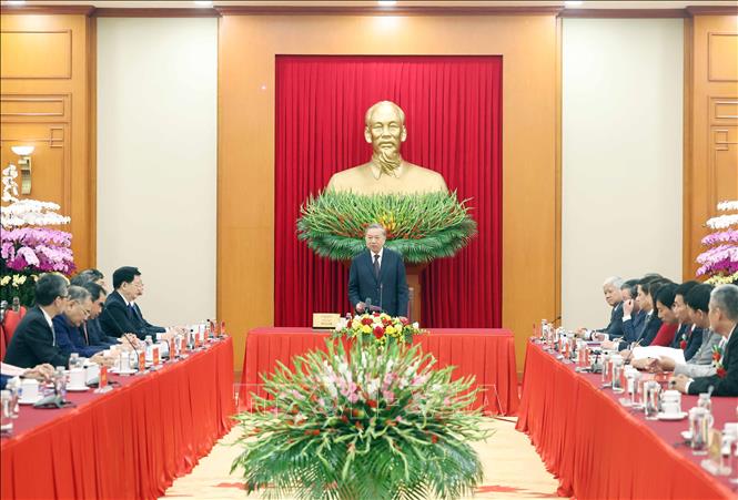 Tổng Bí thư Tô Lâm gặp mặt đại biểu Nông dân Việt Nam xuất sắc, Nhà khoa học của nhà nông năm 2025- Ảnh 5.