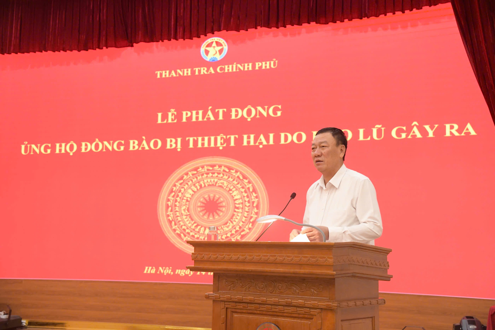 Thanh tra Chính phủ phát động quyên góp ủng hộ đồng bào bị thiệt hại nặng nề bởi thiên tai- Ảnh 1. Thanh tra Chính phủ phát động quyên góp ủng hộ đồng bào bị thiệt hại nặng nề bởi thiên tai- Ảnh 1.