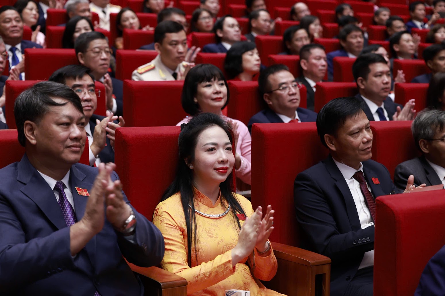 Chùm ảnh: Khai mạc Đại hội đại biểu Đảng bộ TP. Hà Nội lần thứ XVIII, nhiệm kỳ 2025-2030- Ảnh 9. Chùm ảnh: Khai mạc Đại hội đại biểu Đảng bộ TP. Hà Nội lần thứ XVIII, nhiệm kỳ 2025-2030- Ảnh 9.